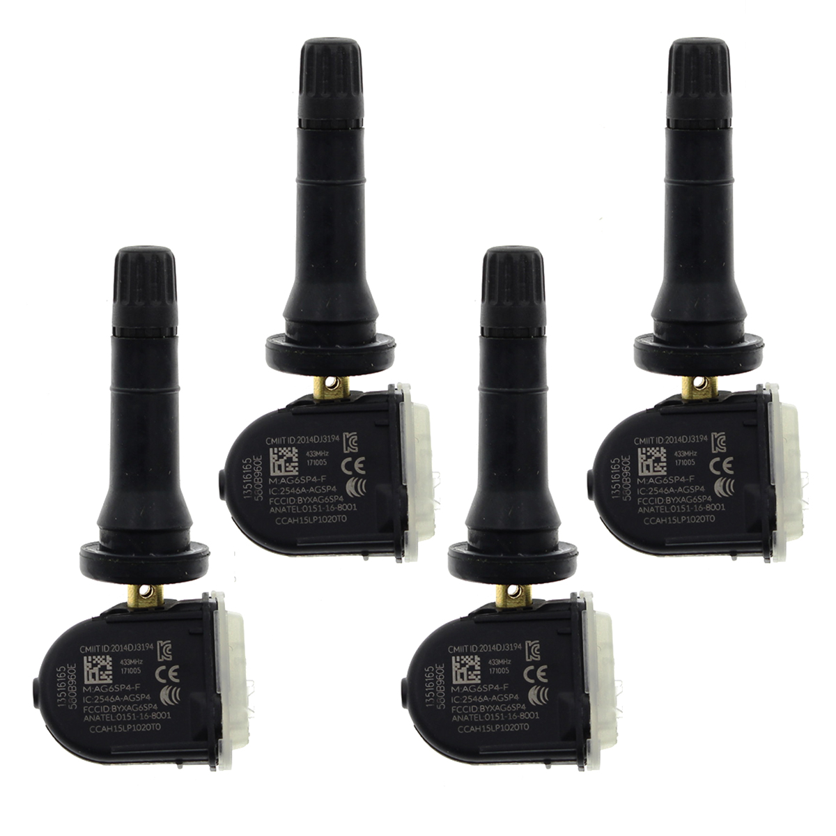 4pcs Complete Tpms Tire Pressure Sensors 13516165 For Chevrolet Gmc Cadillac Usa Ebay 0431