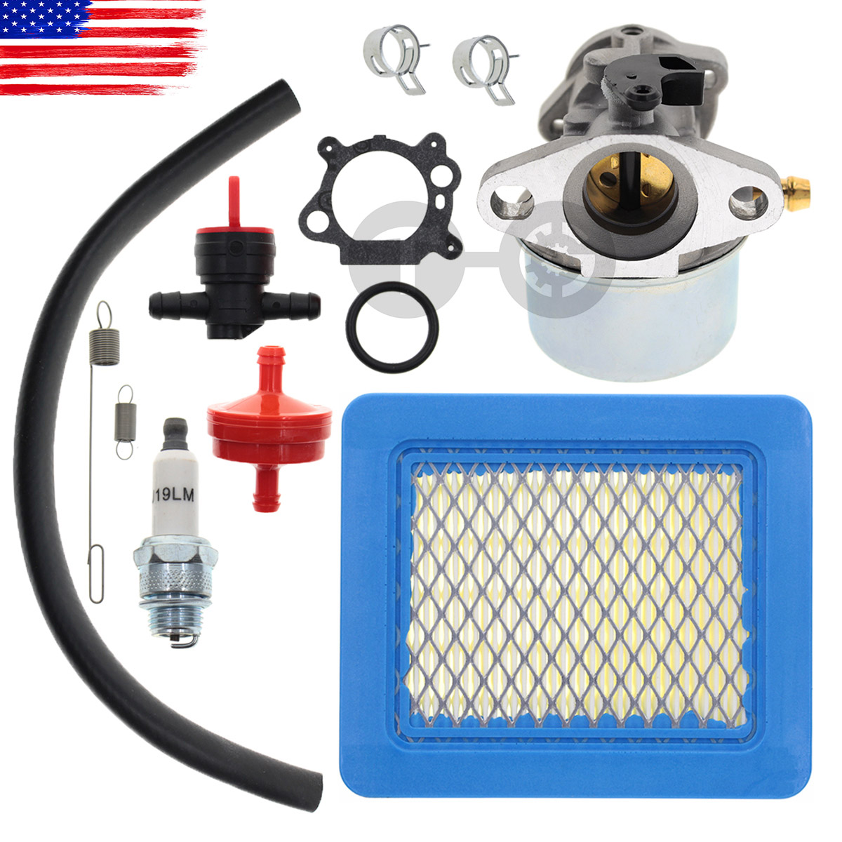 Carburetor Kit For Briggs & Stratton Craftsman 625 series Lawnmower