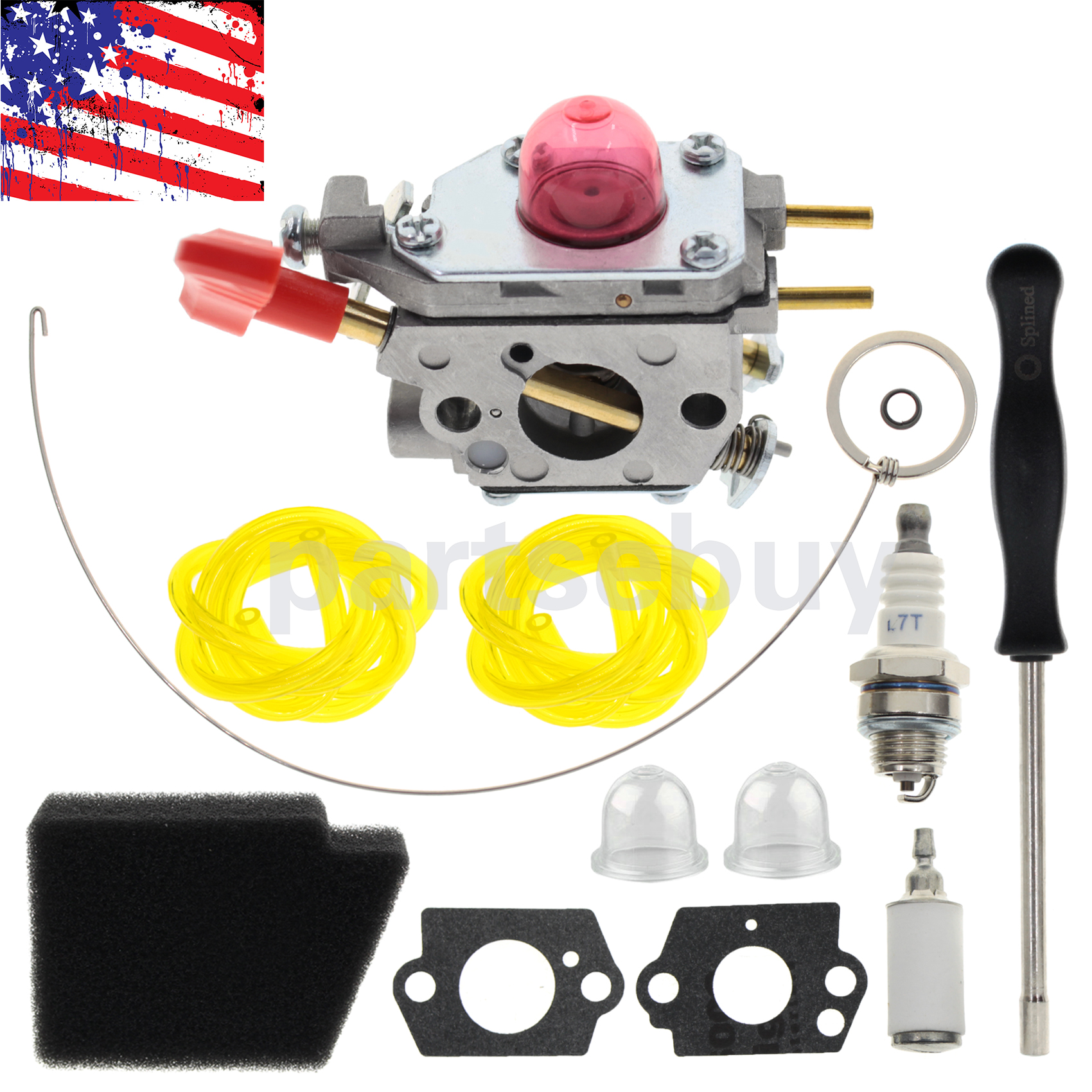 Carburetor Kit 545081857 For POULAN PRO BVM200FE 1105 Leaf Blower Zama