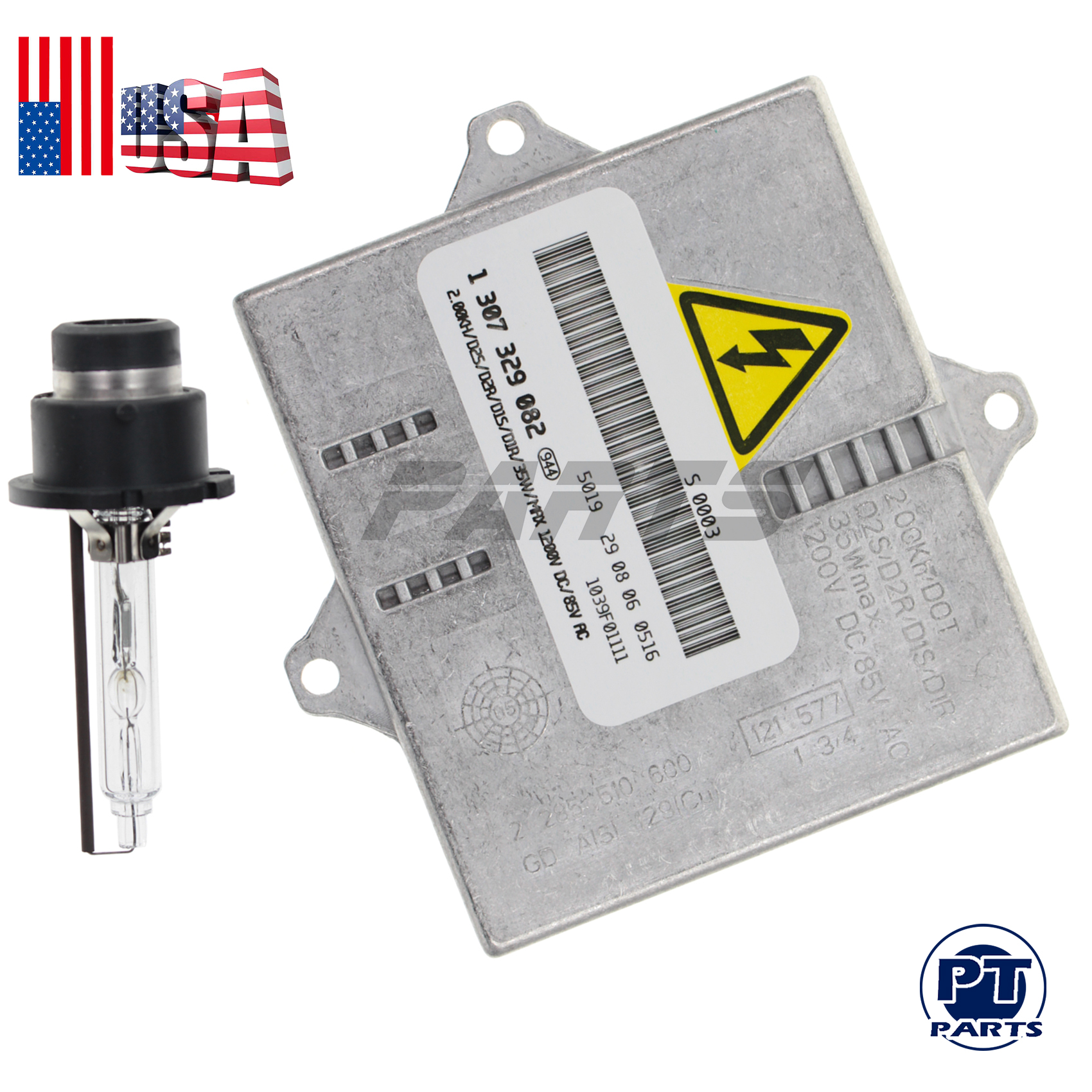 Xenon Headlight HID Ballast Control 1307329090 &Bulb for VW