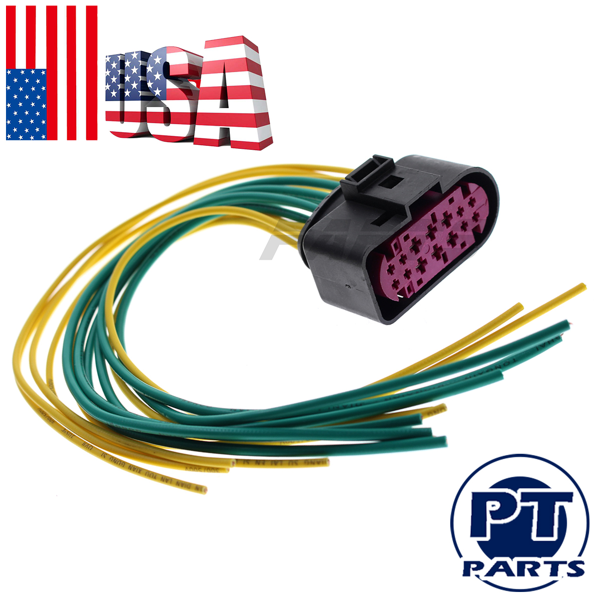 For Dodge Ram 1500 2500 Projector Headlight Connector Pigtail Xenon HID