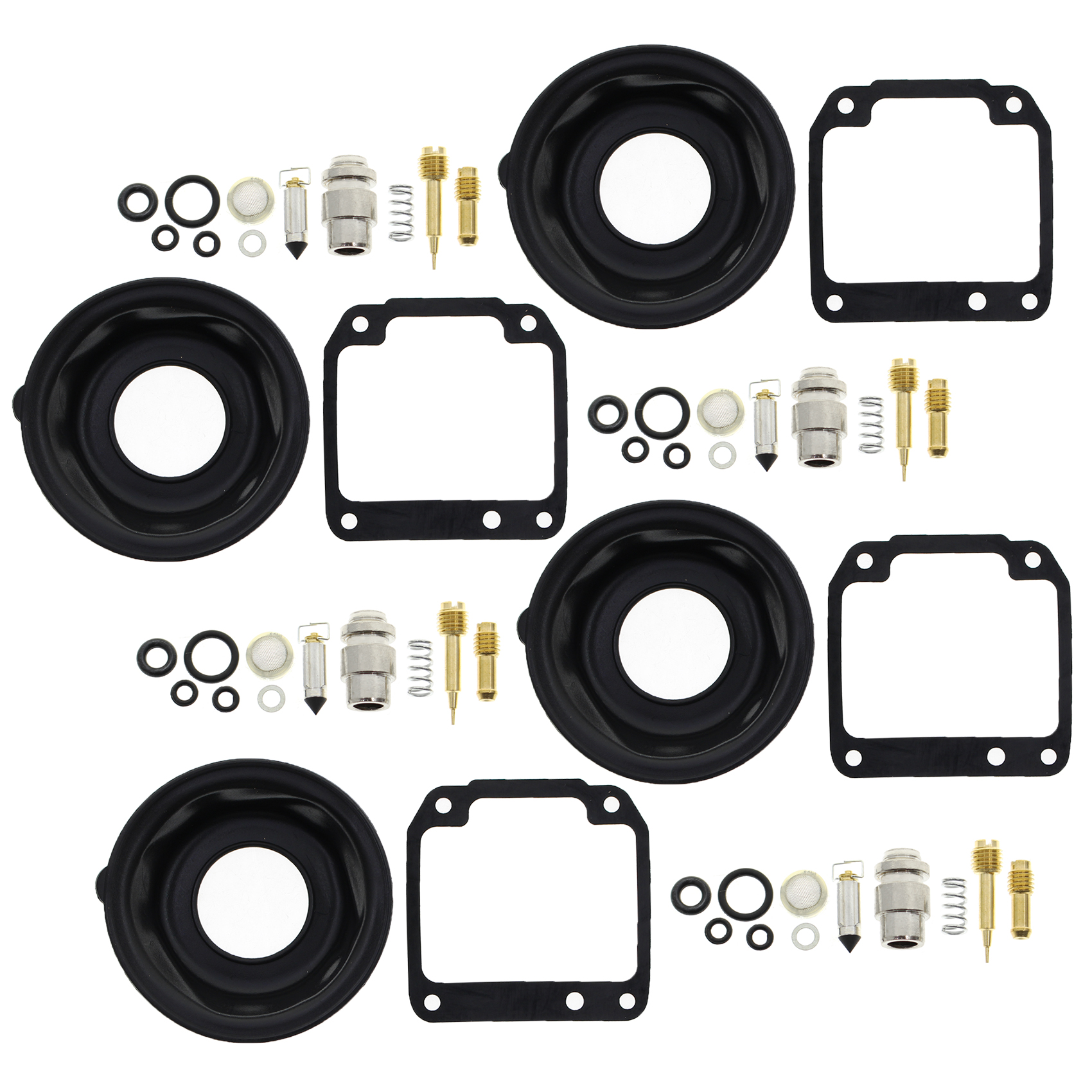 4SET For YAMAHA XJ550 1981-1983 XJ 550 R Carburetor Carb Repair Kit ...