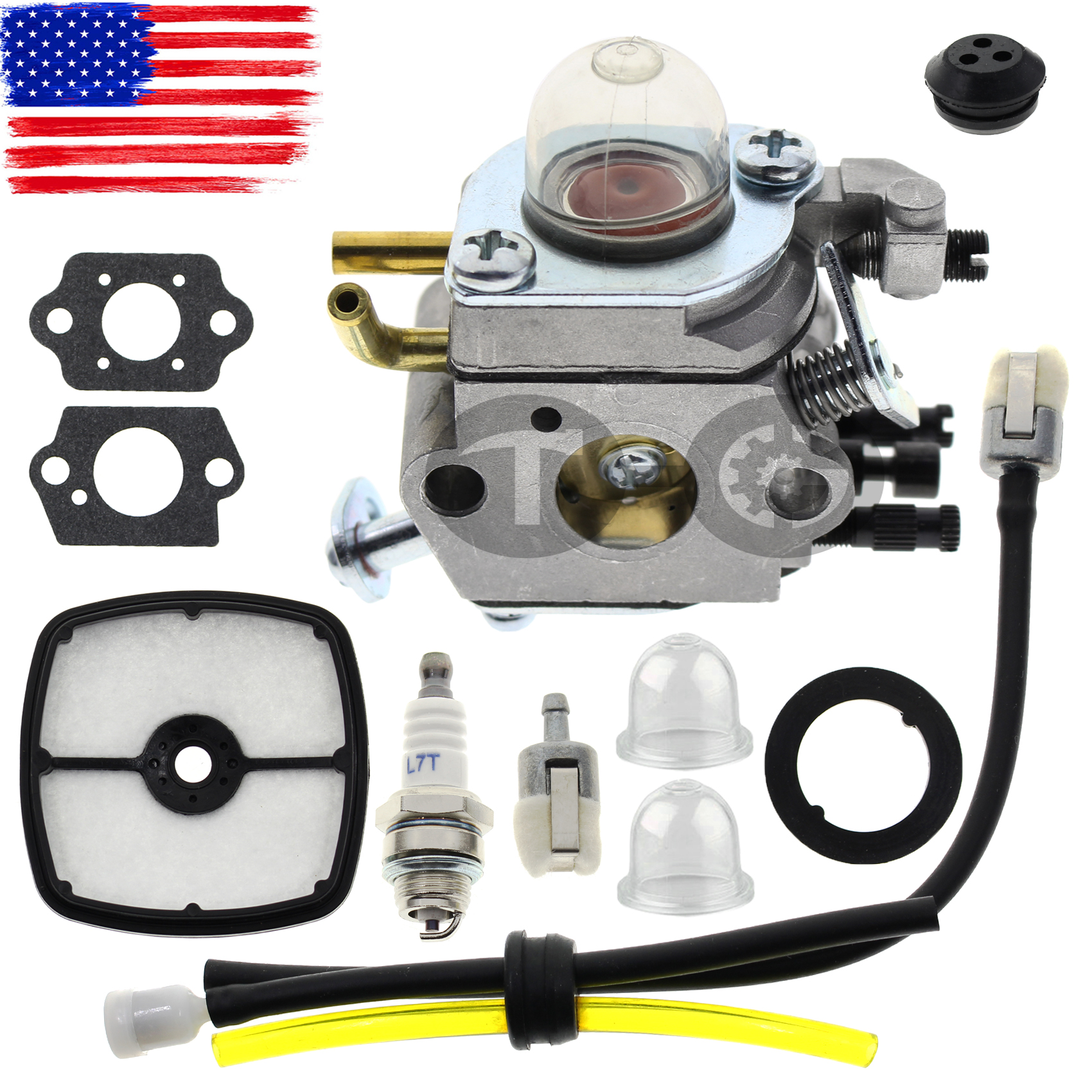 Carburetor For Echo PB2100 Power Blower Zama PB1000, PB200 Spark Plug