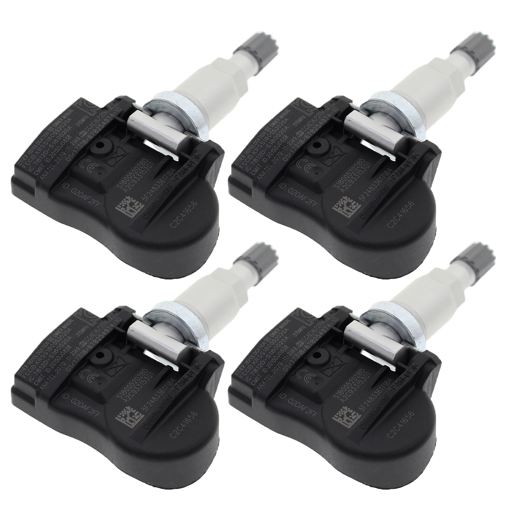 4PCS C2C41656 315Mhz TPMS Tire Pressure Sensor Fits For JAGUAR XF XJ XK ...