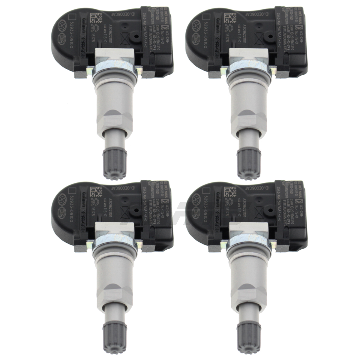 SET(4) New 52933-D4100 Tire Pressure Monitor Sensor for Hyundai KIA ...