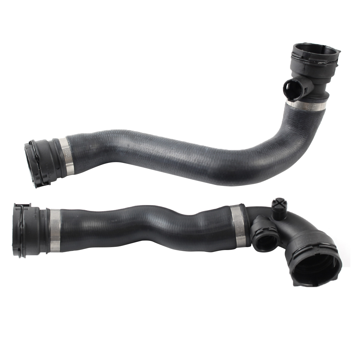 For BMW E46 E90 323i 325i 2PCS Upper Lower Radiator Coolant Hoses ...