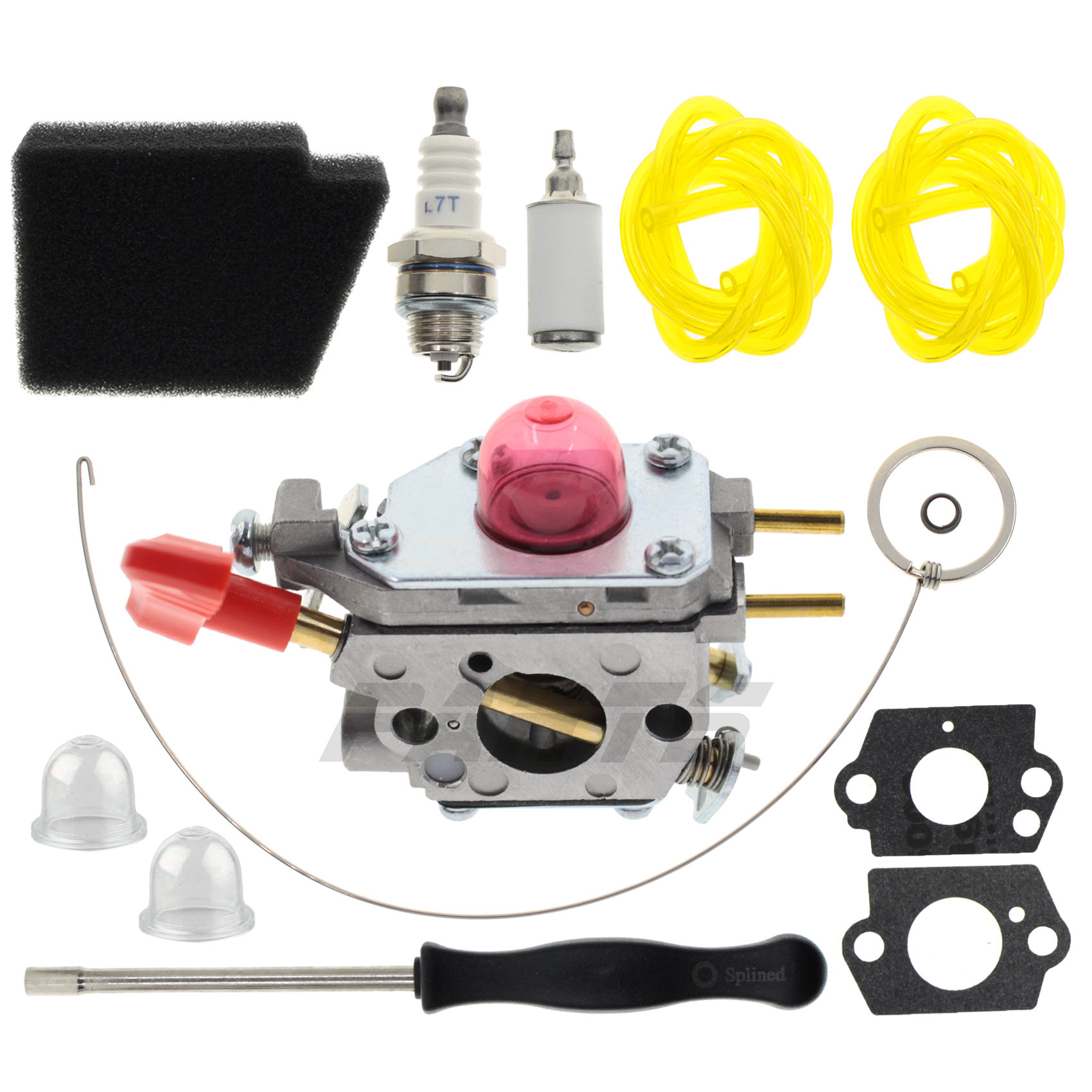 Carburetor Kit For Poulan Pro Bvm200fe 11 05 Leaf Blower Zama C1u W43c