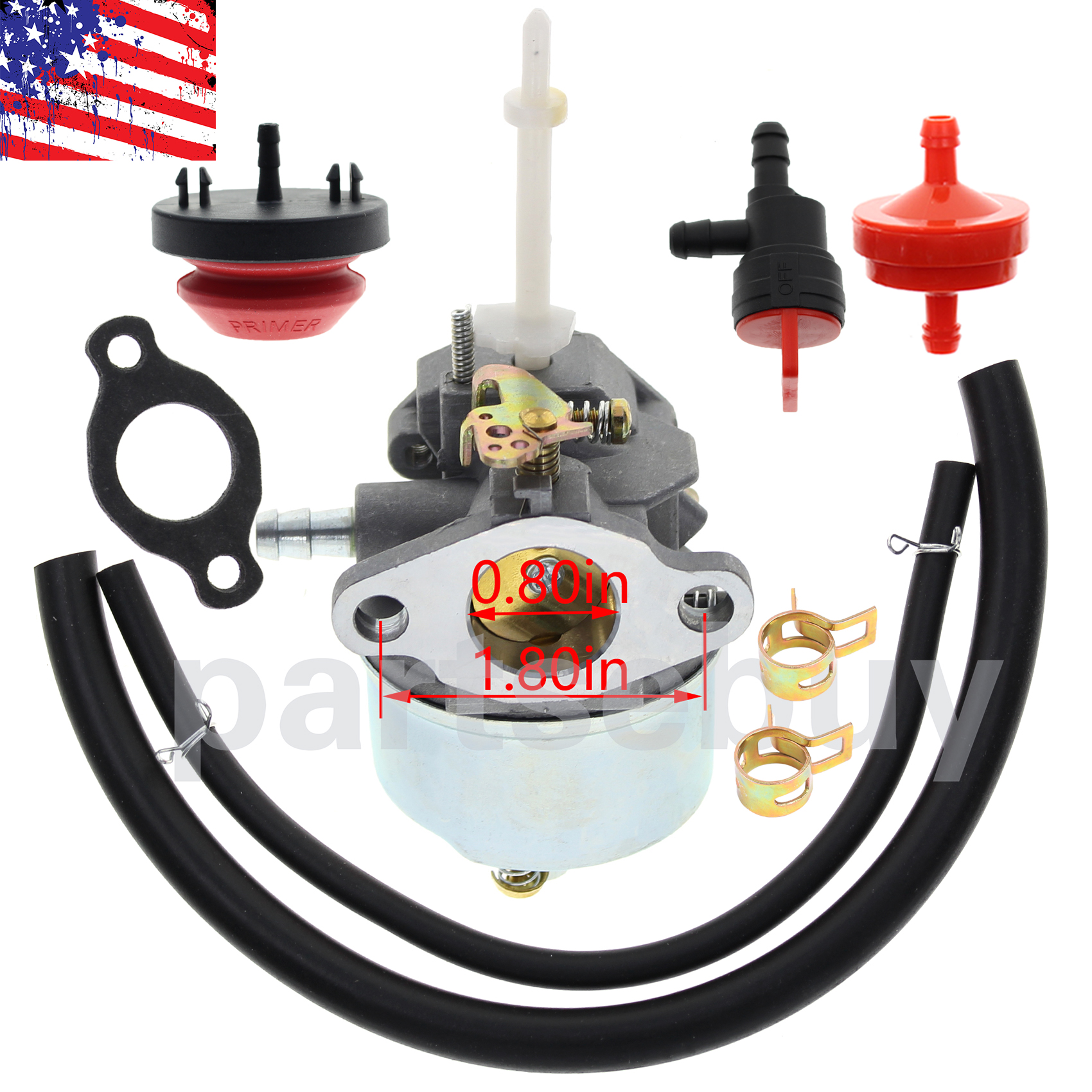 Carburetor Carb For Toro 3521 21 Inch Snowthrower With 35 Hp Tecumseh