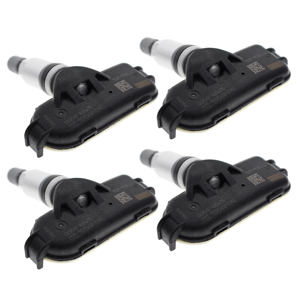 4PCS TPMS Tire Pressure Sensors 315MHz For Hyundai Elantra Kia Rio